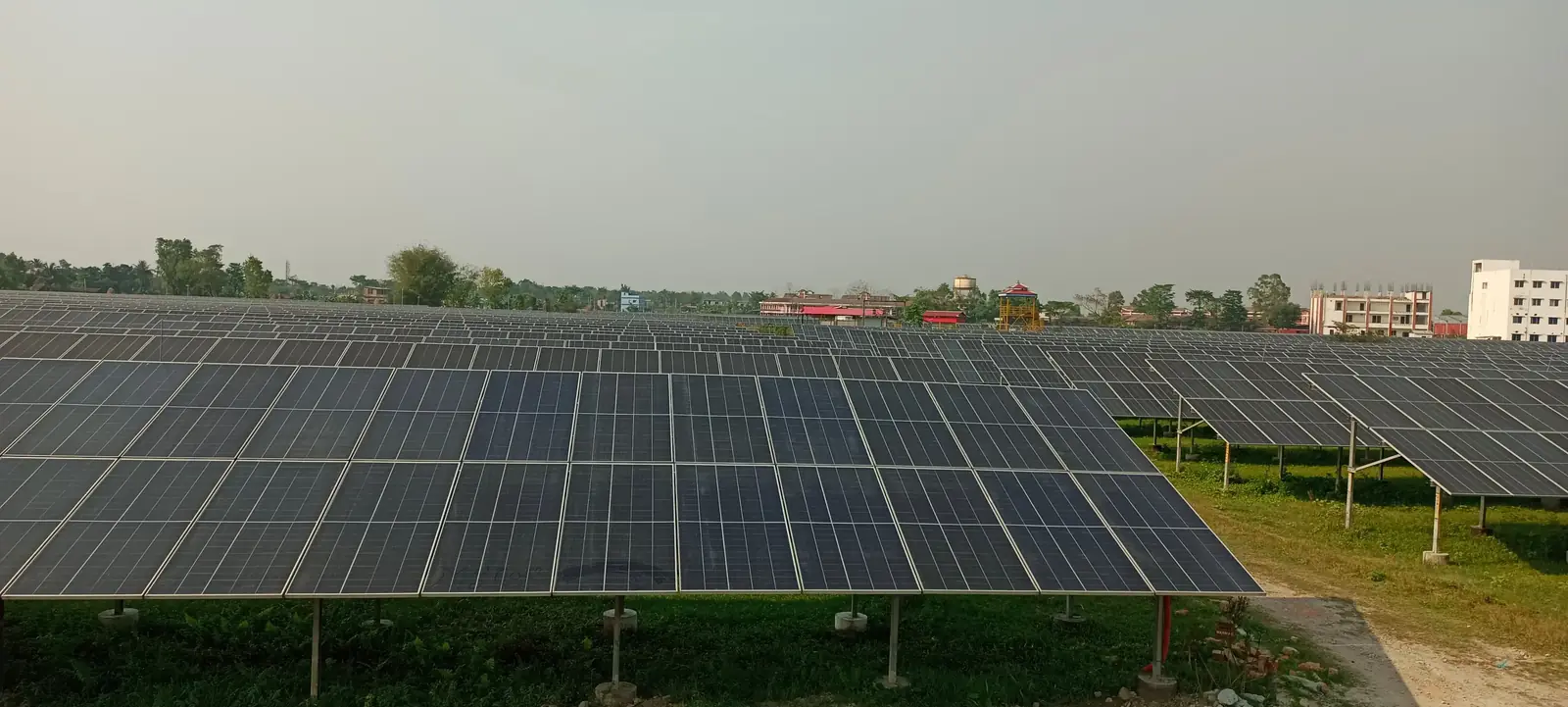 GI Solar Ltd. 800 kW ground-mount solar plant at Biratnagar, Nepal (RDPL)